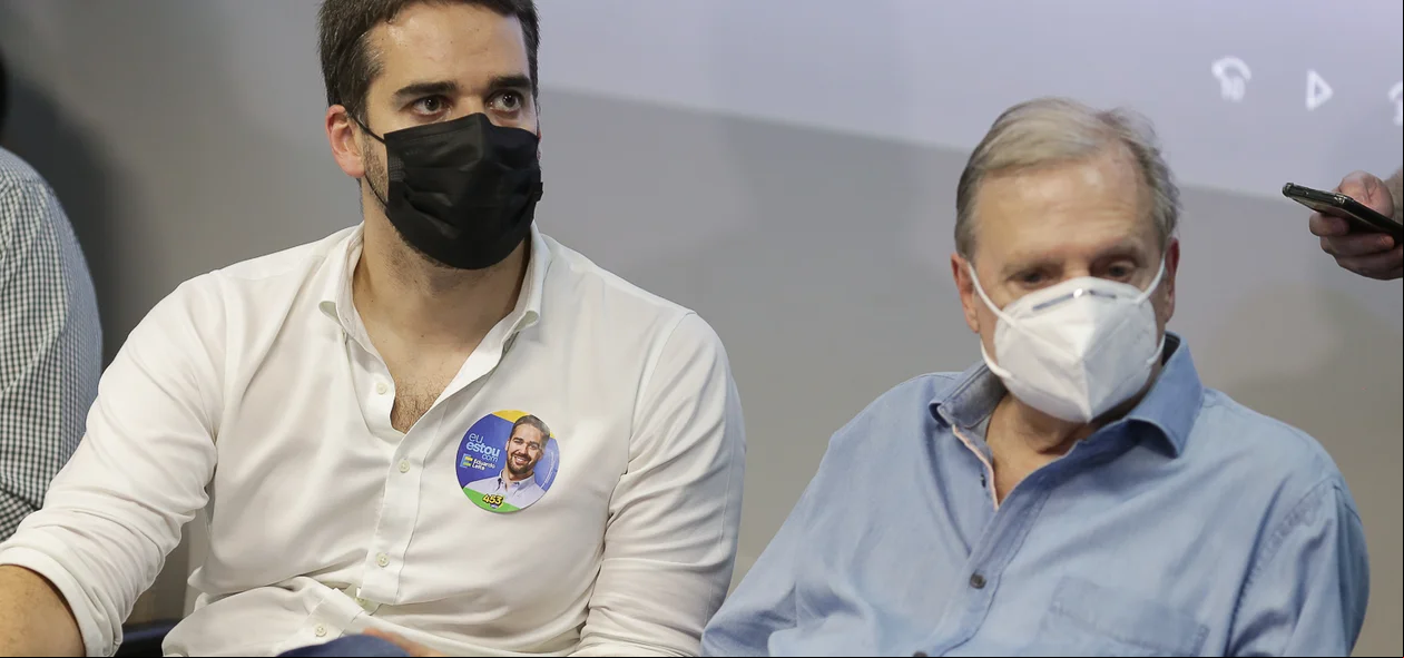 Eduardo Leite e Tasso Jereissati