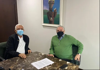 Themístocles Filho e Michel Temer