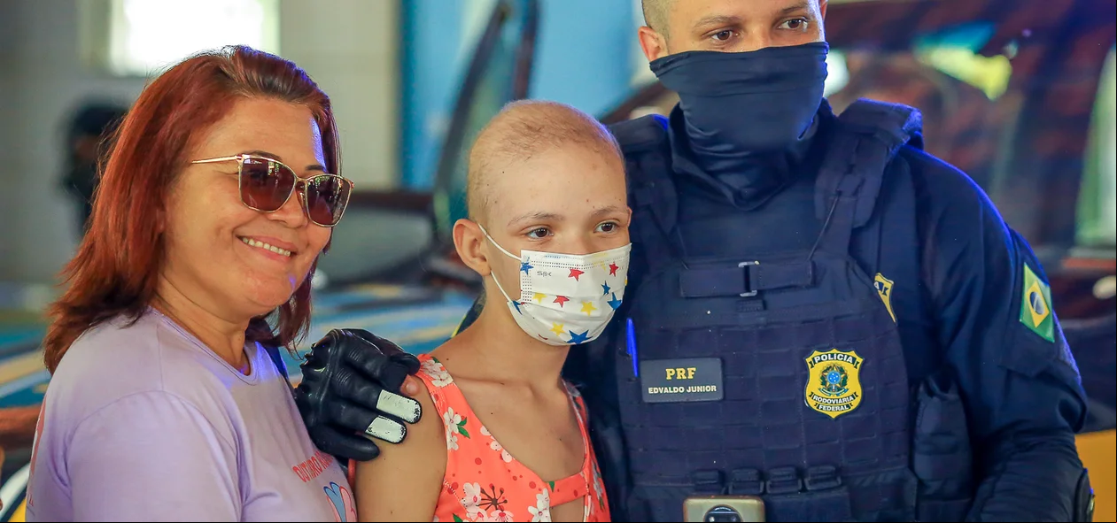 “Policiais contra o Câncer Infantil” é realizada pela PRF em Teresina nesta quinta