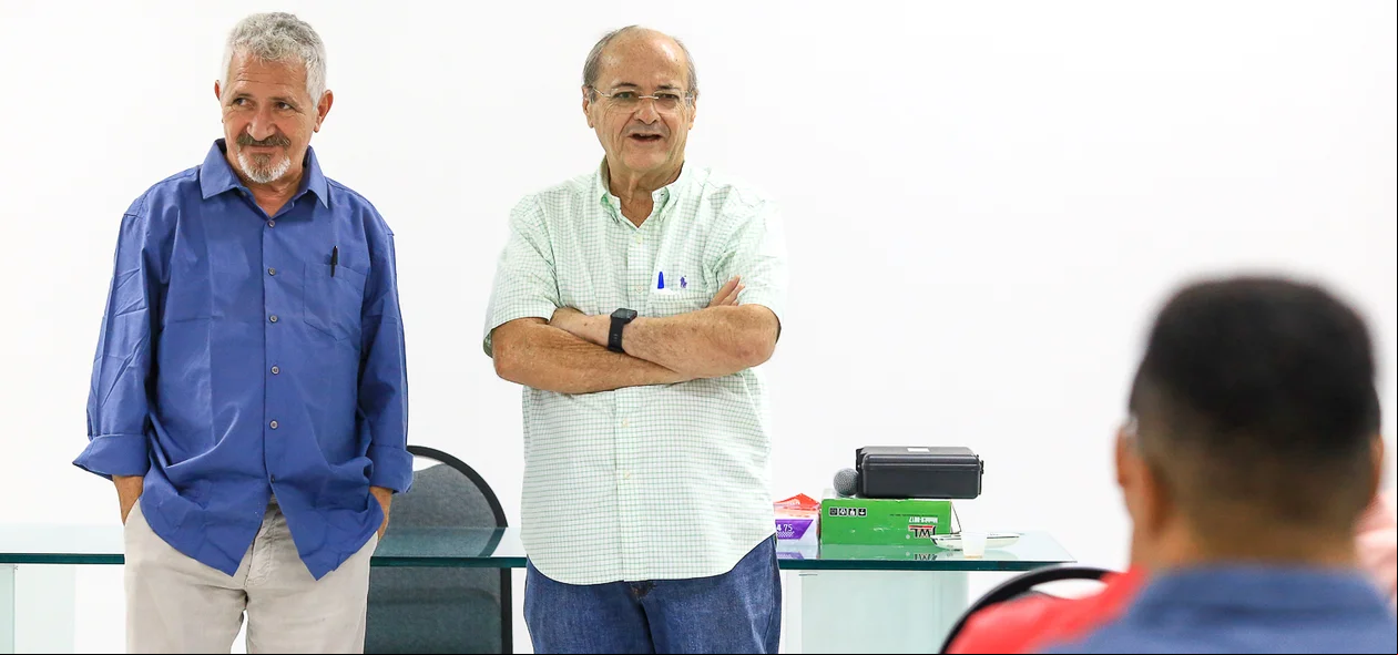 Silvio Mendes e Mário Rogério no partido