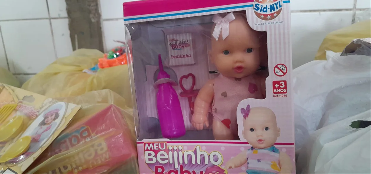 A ação conseguiu mais de 500 unidades de brinquedos para distribuir às crianças