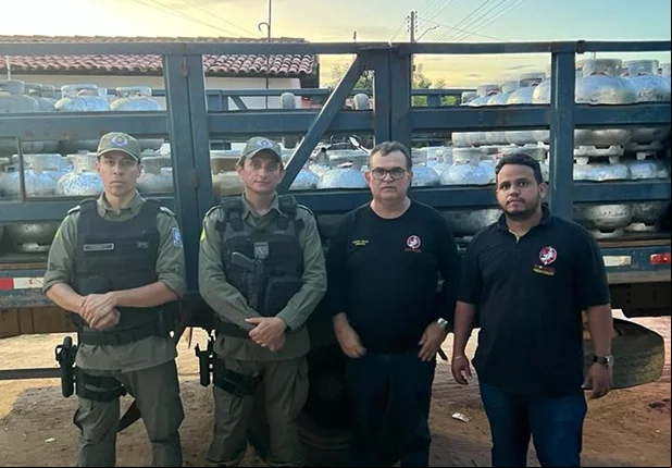 Apreensão de 498 botijões de gás em Campo Maior