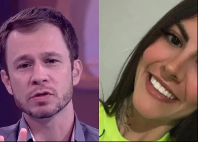 Tiago Leifert e Gabriela Anelli