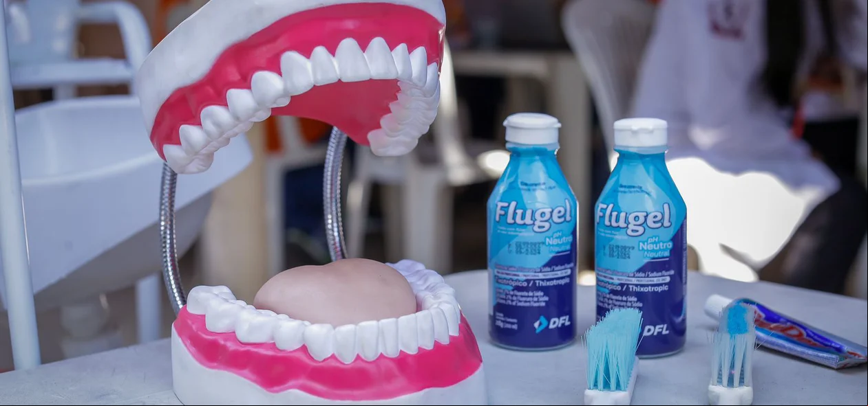 Ação teve atendimento odontológico