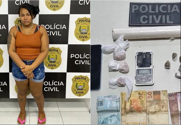 Mulher é presa em flagrante por tráfico de drogas