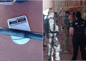 Artefato explosivo encontrado na empresa