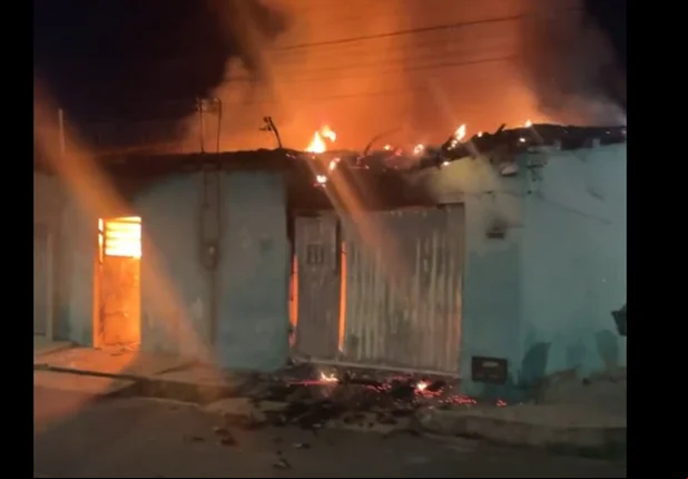 Incêndio em residência