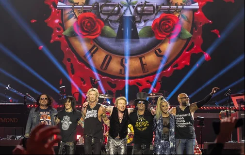 Guns N' Roses fará 5 shows no Brasil em 2025