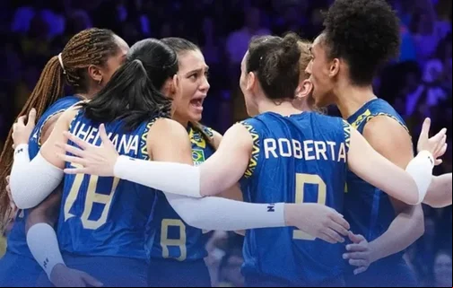 Jogadores da Seleção Brasileira feminina de vôlei