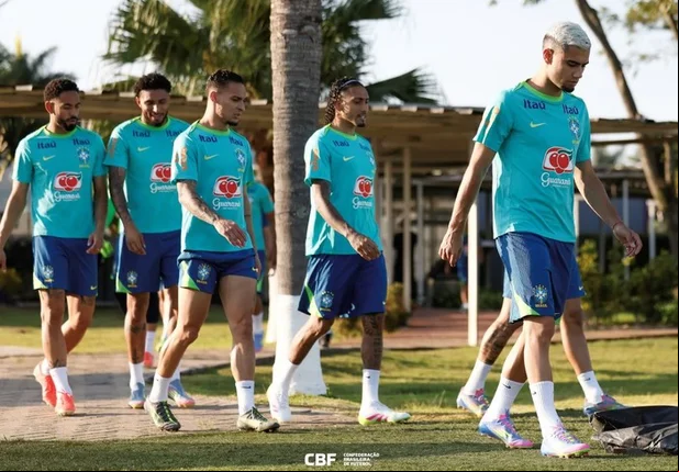 Primeiro treino da Seleção Brasileira sob o comando de Ancelotti aconteceu nesta segunda (02)