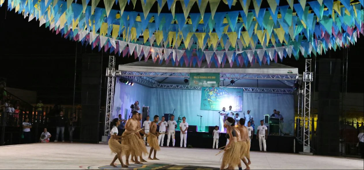 Apresentações culturais no lançamento do Encontro Nacional de Folguedos