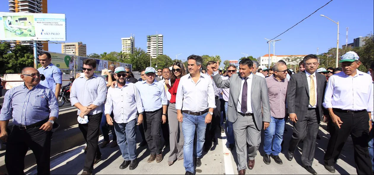 Inauguração da ponte JK