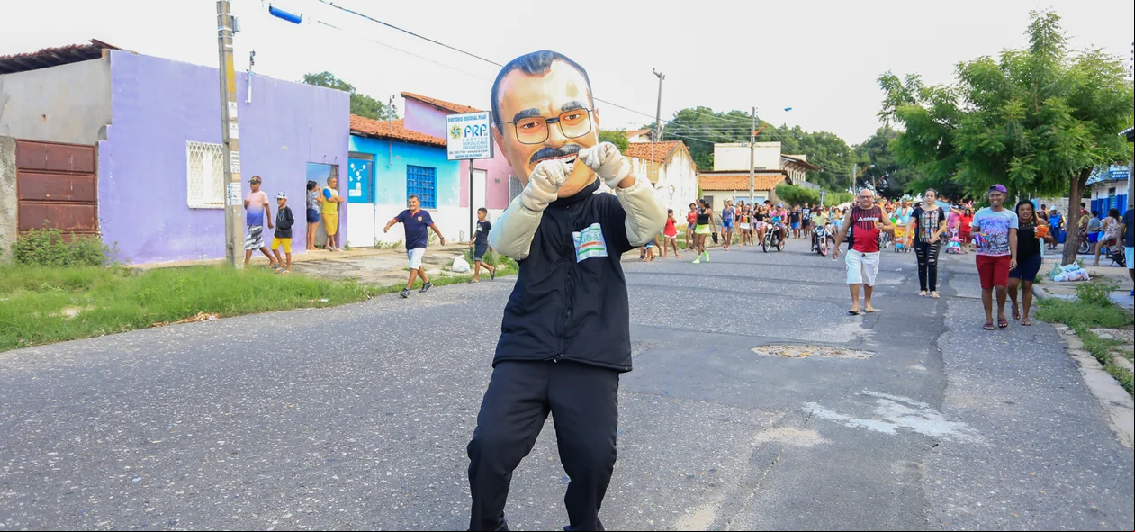 Bonecos no Bloco Vaca Atolada 