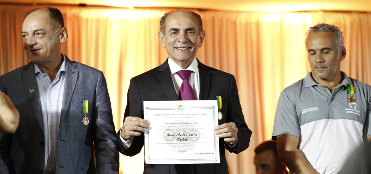 Marcelo Castro foi um dos homenageados