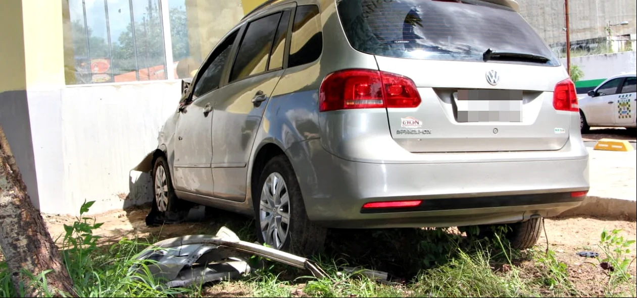 Carro envolvido no acidente
