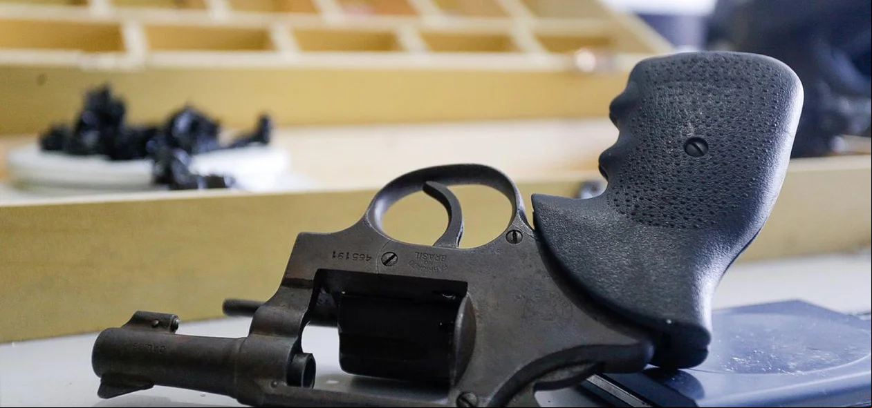 Arma apreendida pela Polícia 