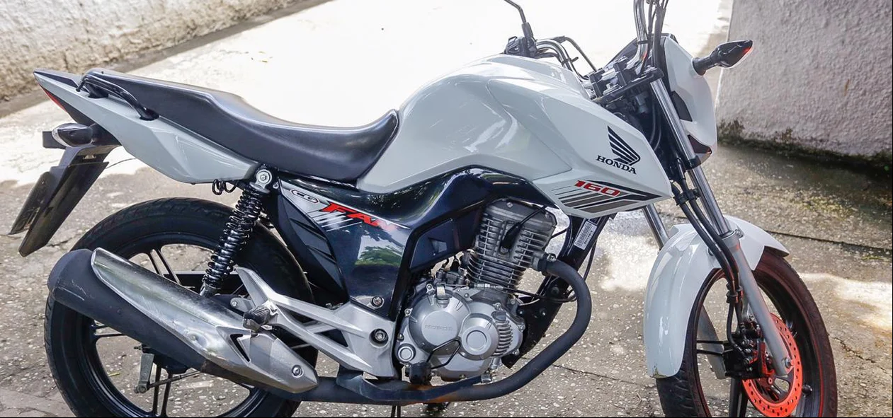 Motocicleta apreendida 