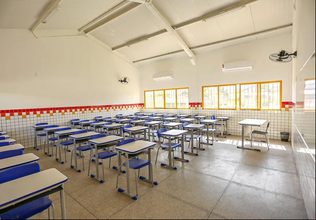 Sala de aula da escola