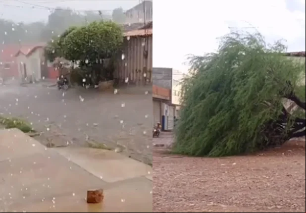 Chuva de granizo deixa rastro de destruição em Paulistana