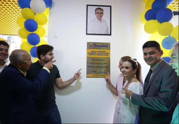 Inauguração da Escola Municipal 15 de Outubro – Prefeito Firmino Filho
