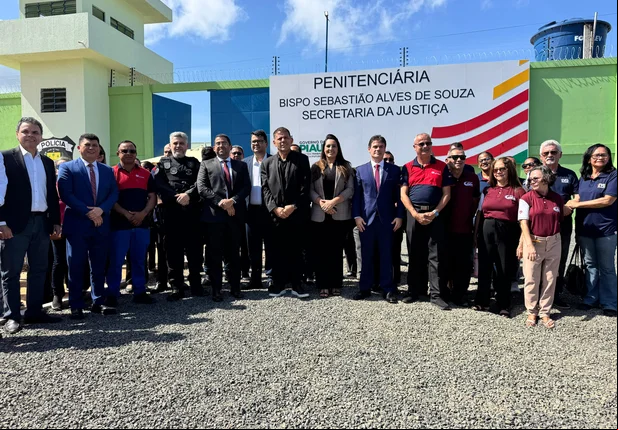 Deputado Rubens Vieira participa da inauguração de penitenciária